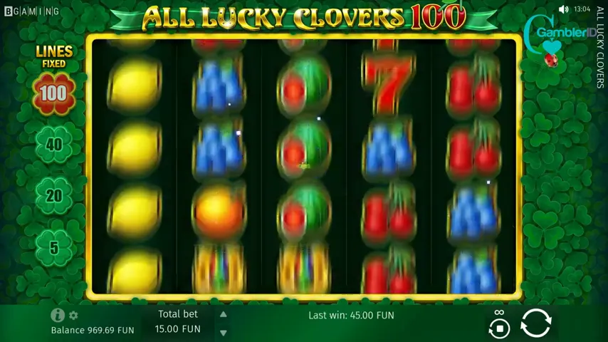 All Lucky Clovers 100 — captura