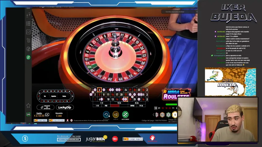 Ruleta Relámpago en Vivo — captura