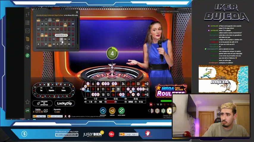 Ruleta Relámpago en Vivo — captura
